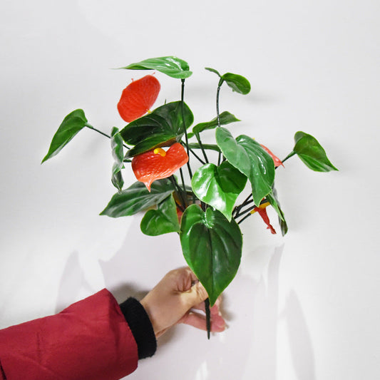 Artificial Habitat Greenery: Realistic Plants & Hanging Accents