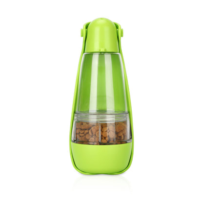 2-in-1 Portable Pet Food Water Bottle