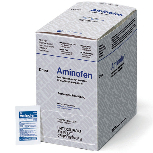 Aminofen - Acetaminophen 325mg, 500/box