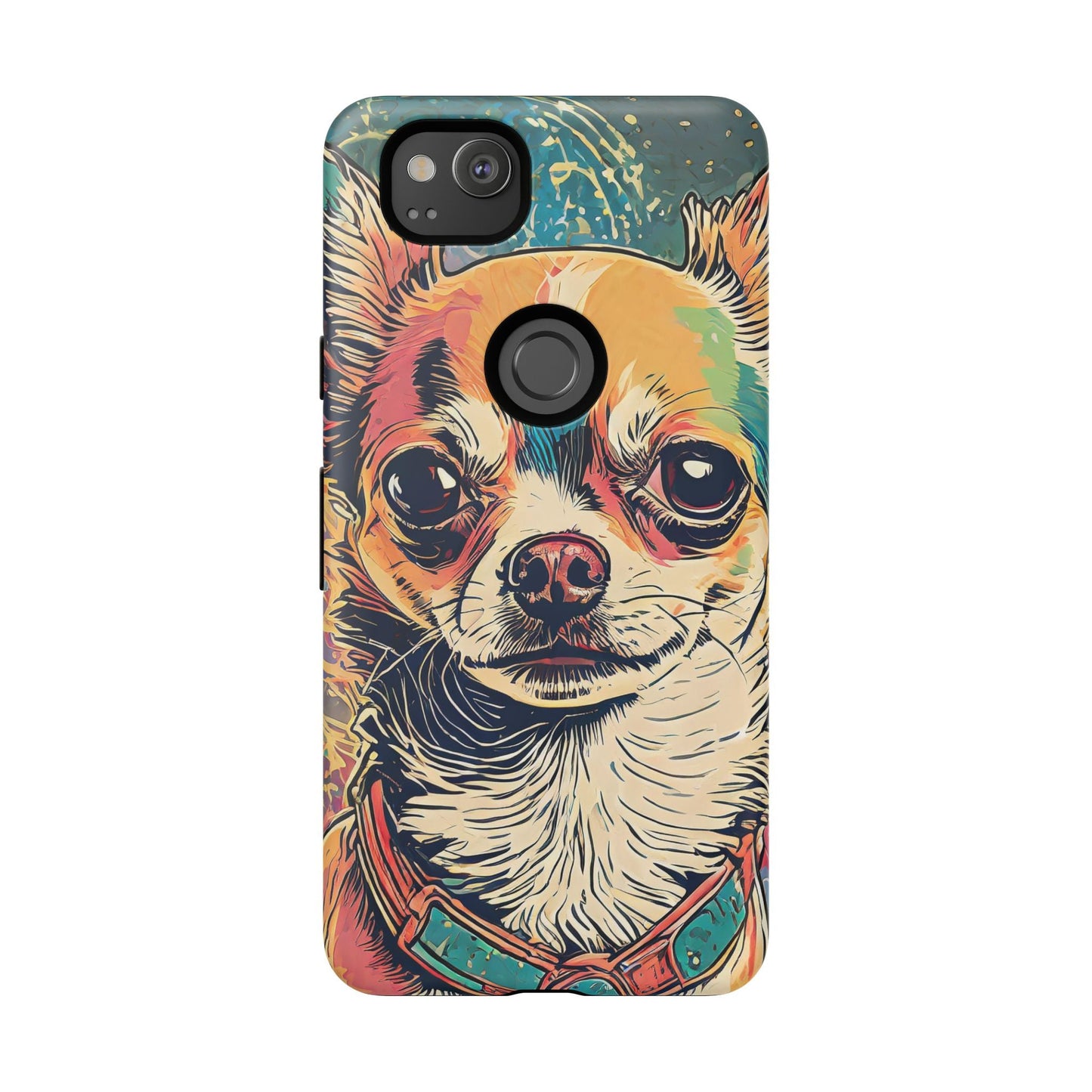 Abstract Chihuahua Tough Phone Cases