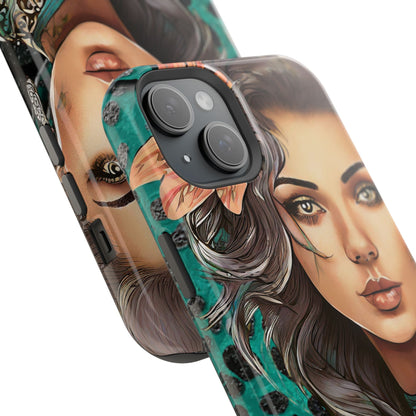 Vibrant Beauty Magnetic Tough Phone Case