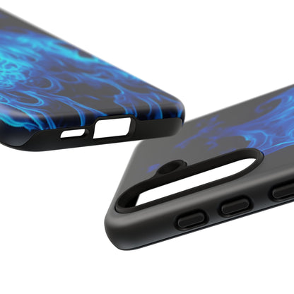 Blue Flames Tough  Phone Case