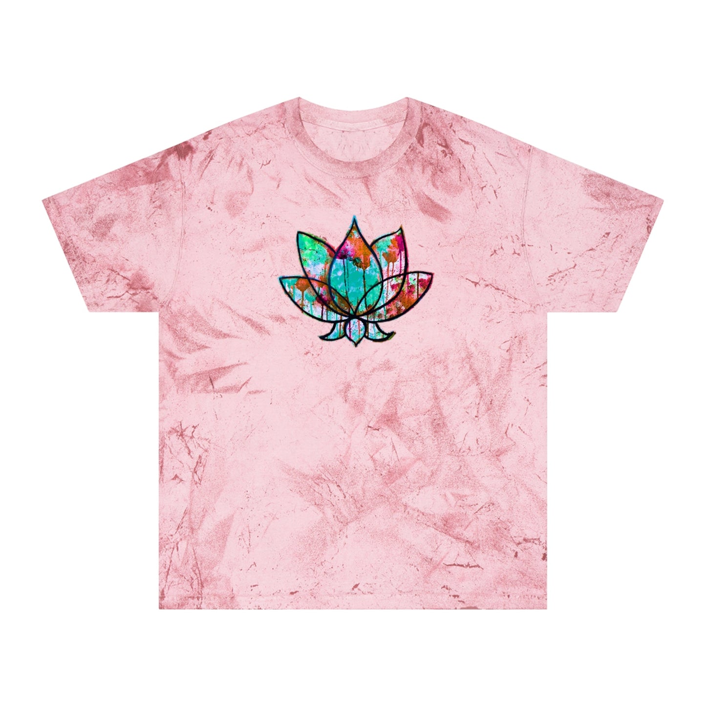 Unisex Lotus Bloom Industrial Dye Premium T-Shirt