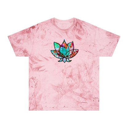 Unisex Lotus Bloom Industrial Dye Premium T-Shirt