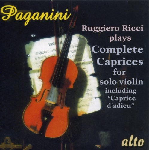 RUGGIERO RICCI - Complete Caprices for Solo Violin Music CD