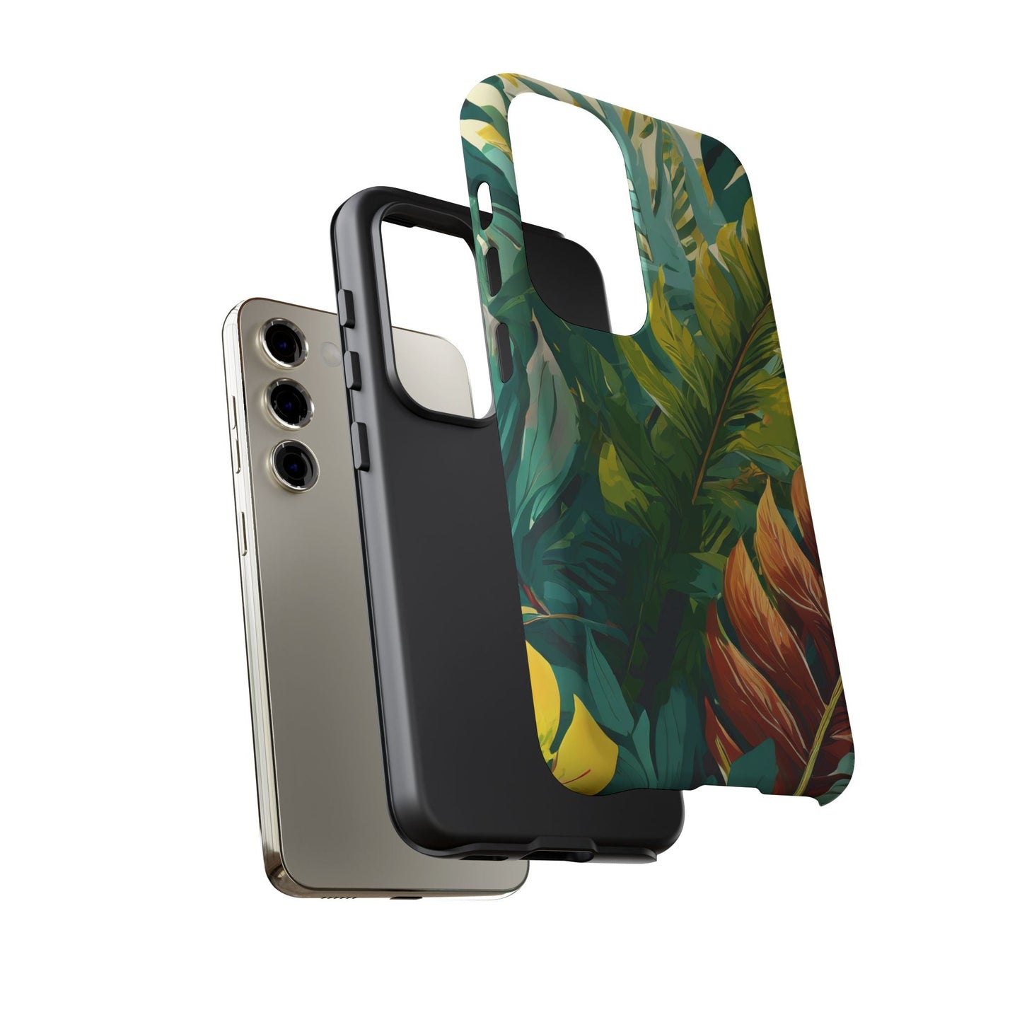 Tropical Leaf Tough Phone Case