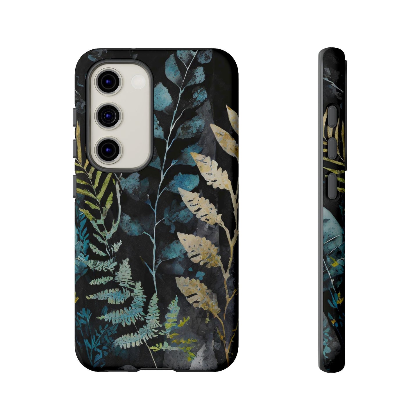 Dark Floral Tough Phone Case