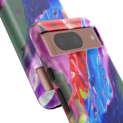 Vibrant Color Splash Tough Phone Case