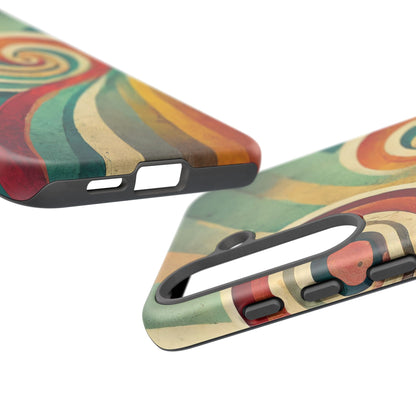 Colorful Swirl Tough Phone Case