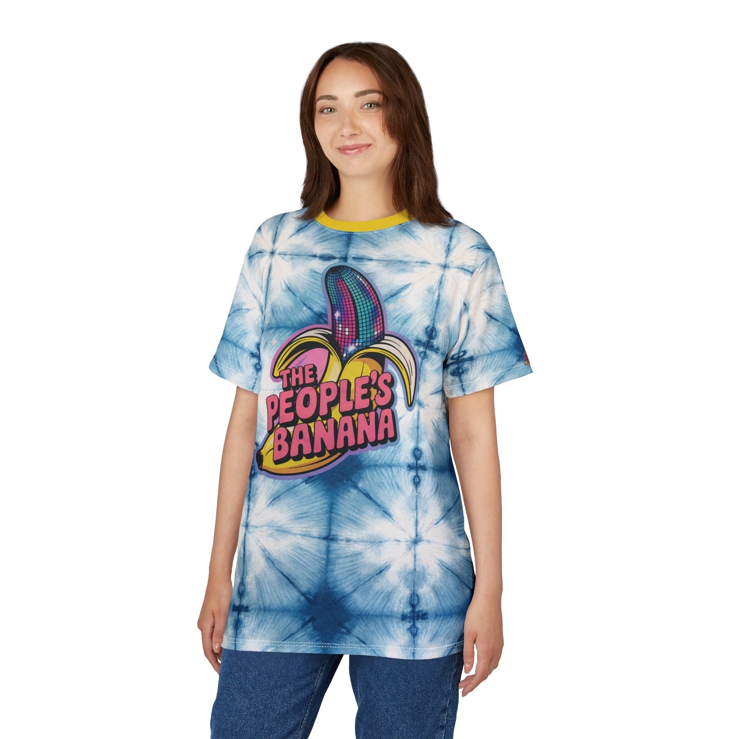 The People's Banana Shibori Custom T-Shirt