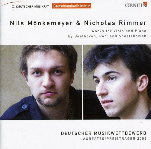 Nils Monkemeyer - Works for Viola & Piano Music CD