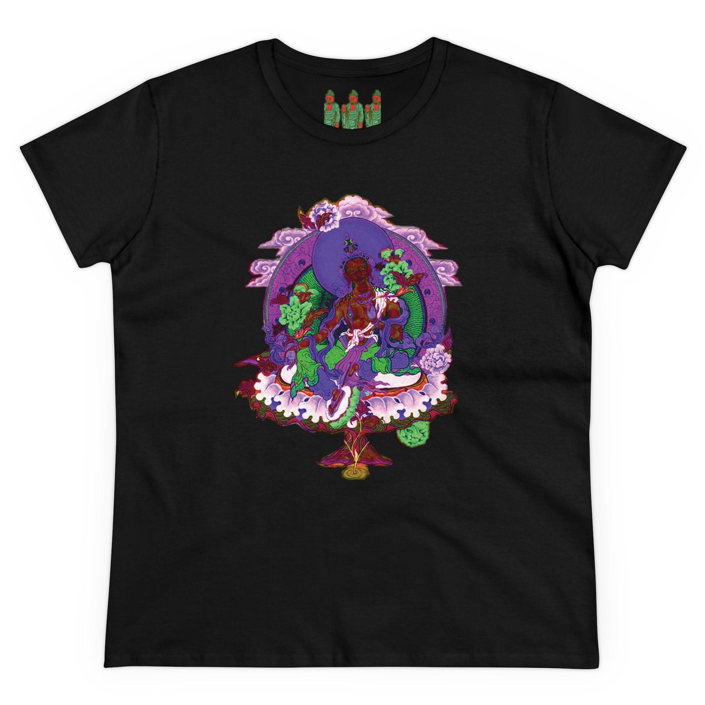 Buddha Pastel Sketch Women's Cotton Tee