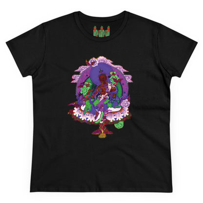 Buddha Pastel Sketch Women's Cotton Tee