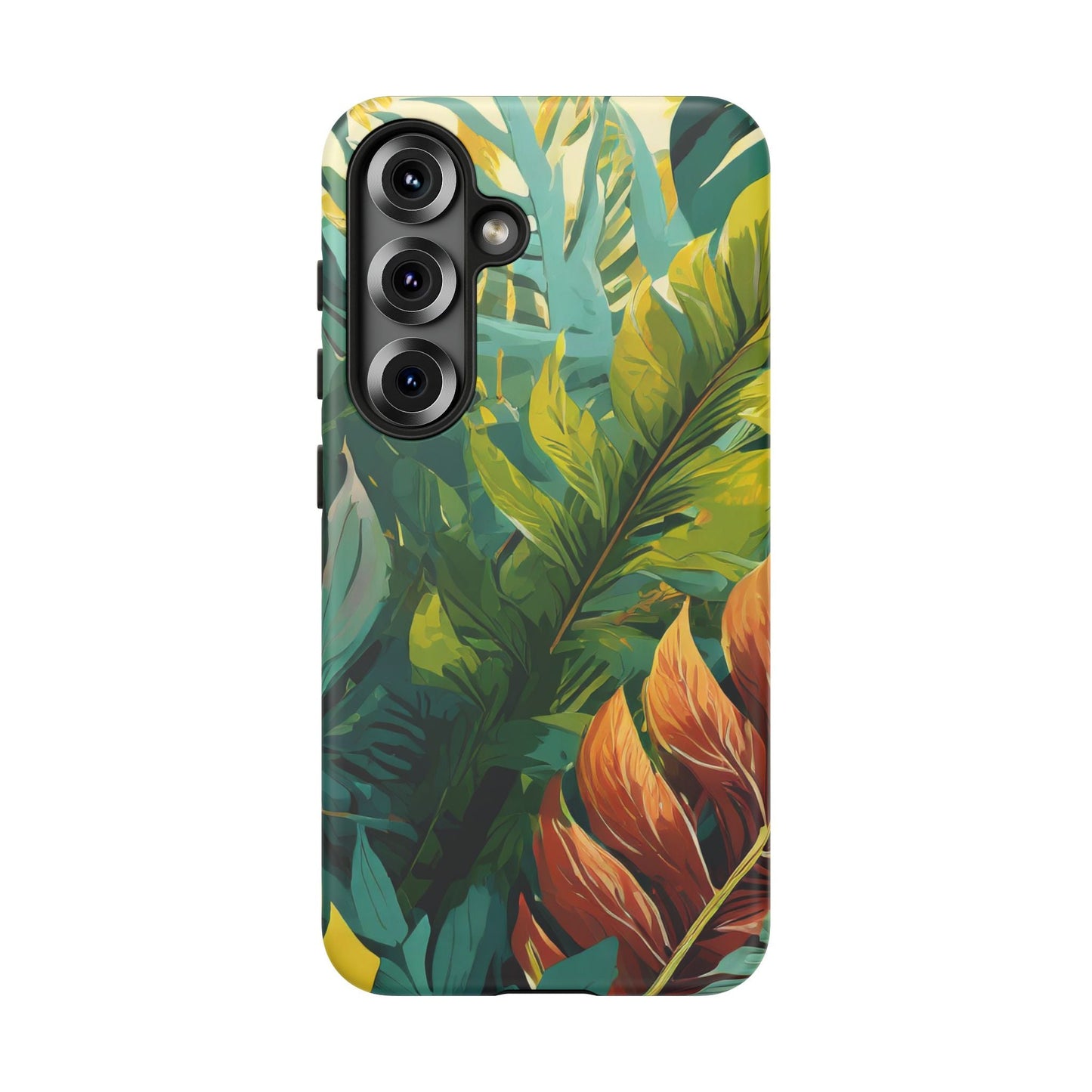 Tropical Leaf Tough Phone Case