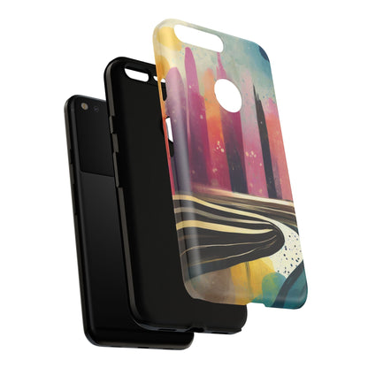 City Skyline Vibrant Tough Phone Case