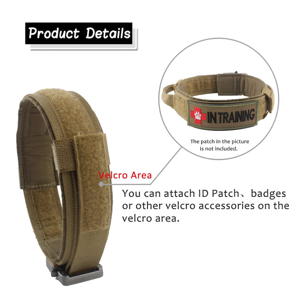 Heavy Duty Tactical Military Dog Collar
