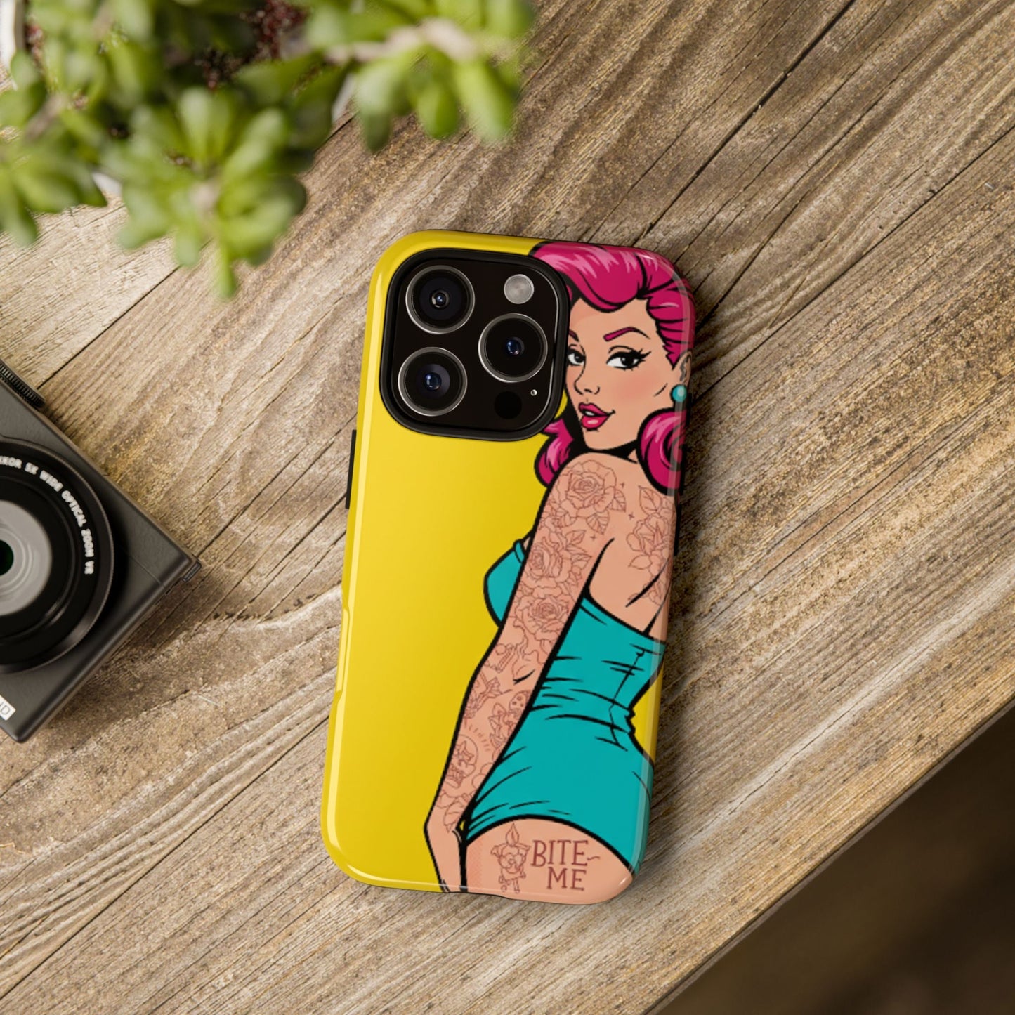 Bite Me Beauty Tough Phone Case