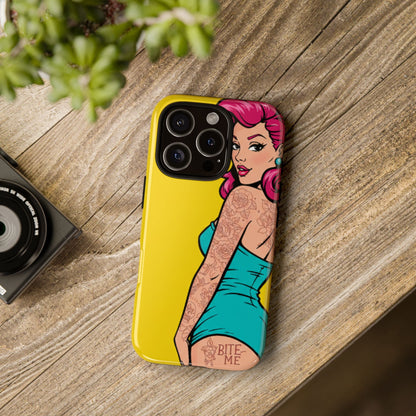 Bite Me Beauty Tough Phone Case