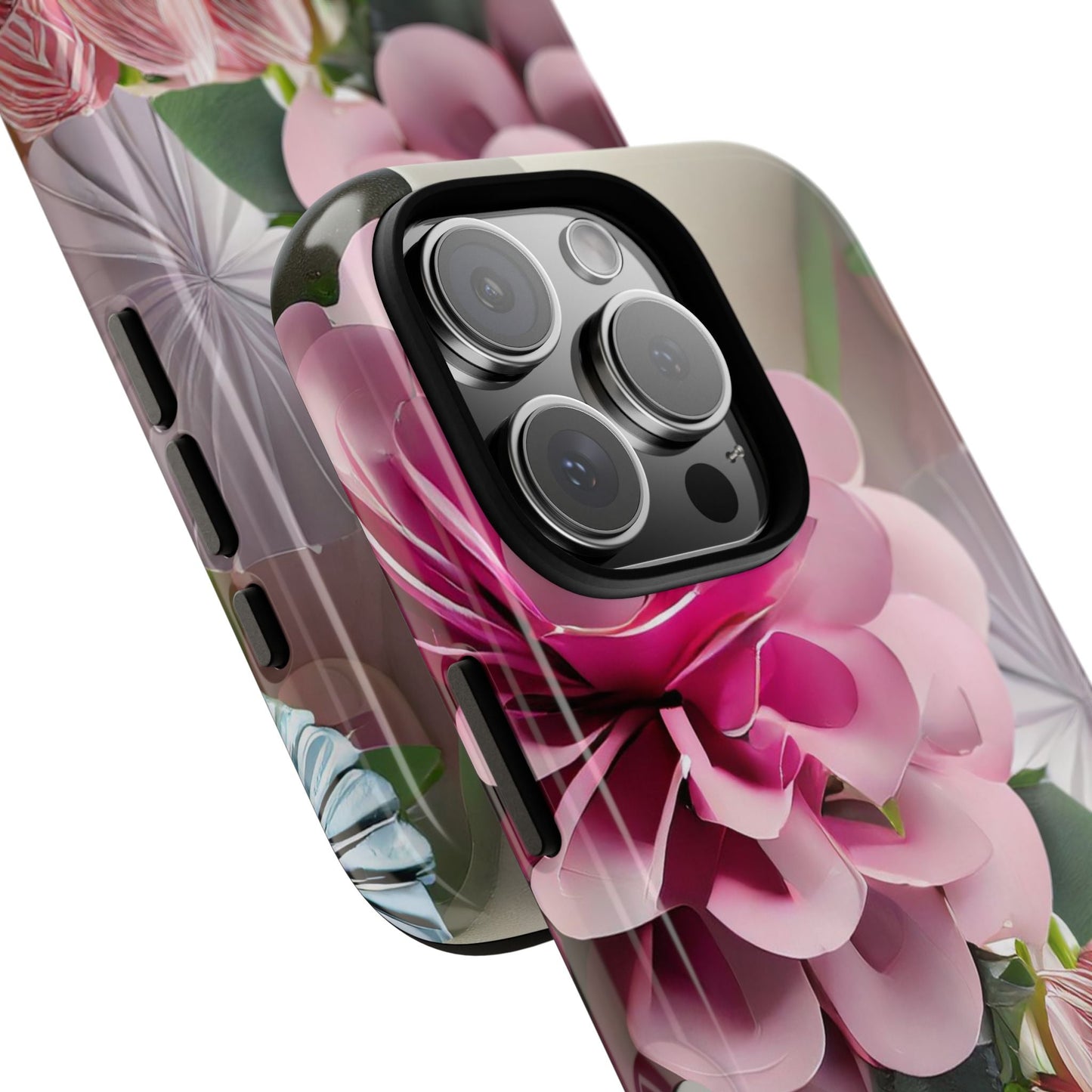 Elegant Paper Flowers Tough Phone Case