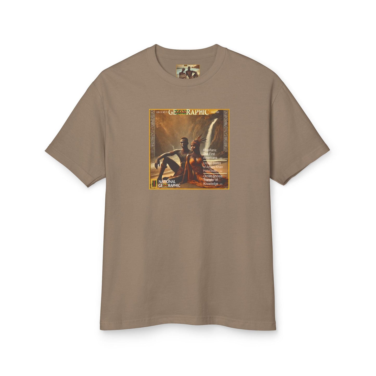 Choctaw Amaru Khan Aborigine Unisex Garment-Dyed Heavyweight Cotton Tee