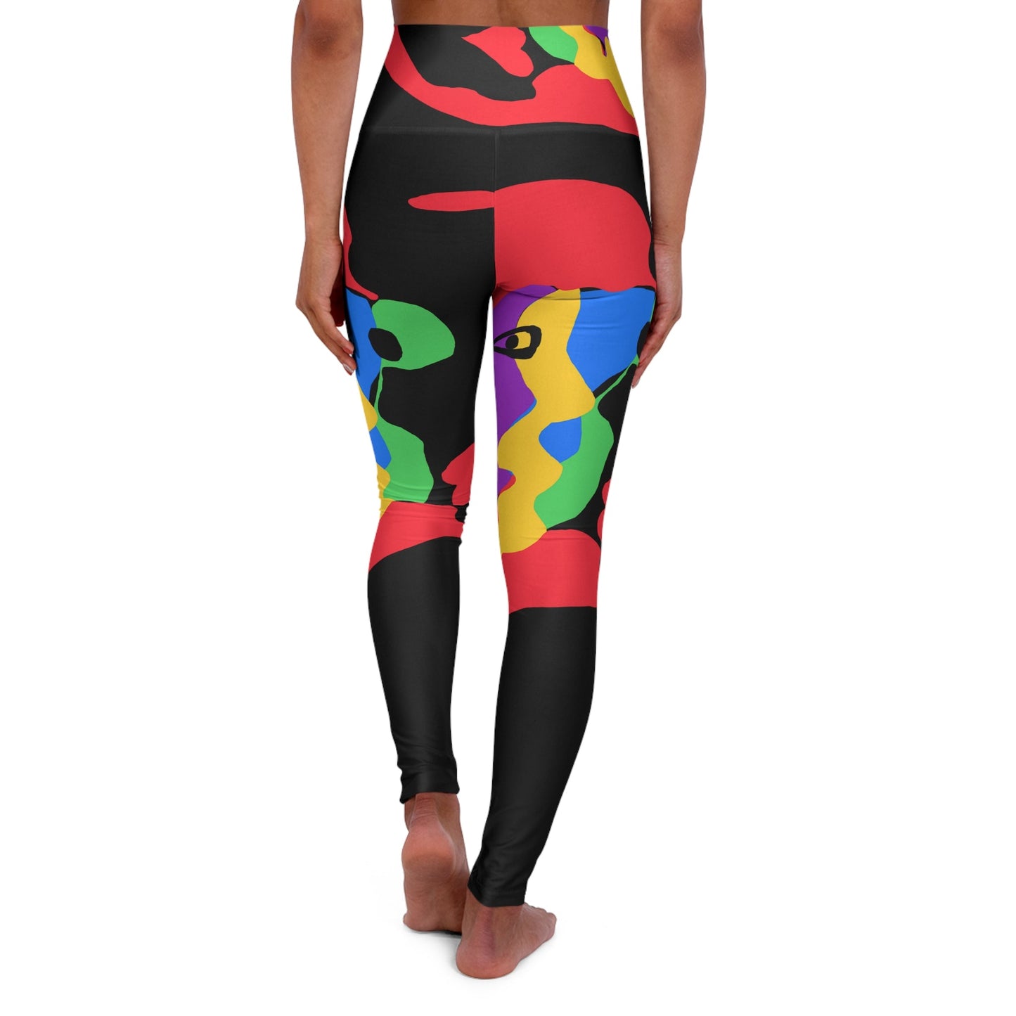 The Heart Black Yoga Leggings