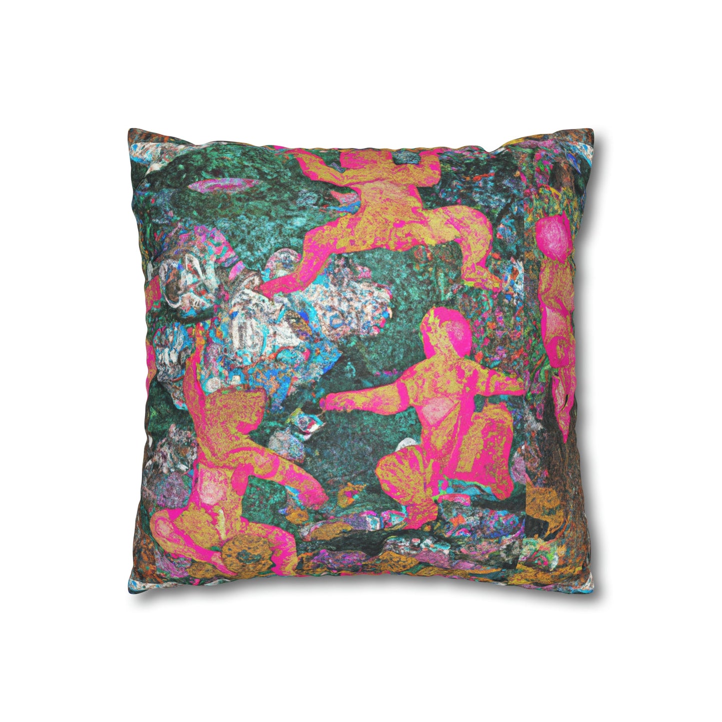 Cezanne's Dancing Bears Micro Suede Pillow Case
