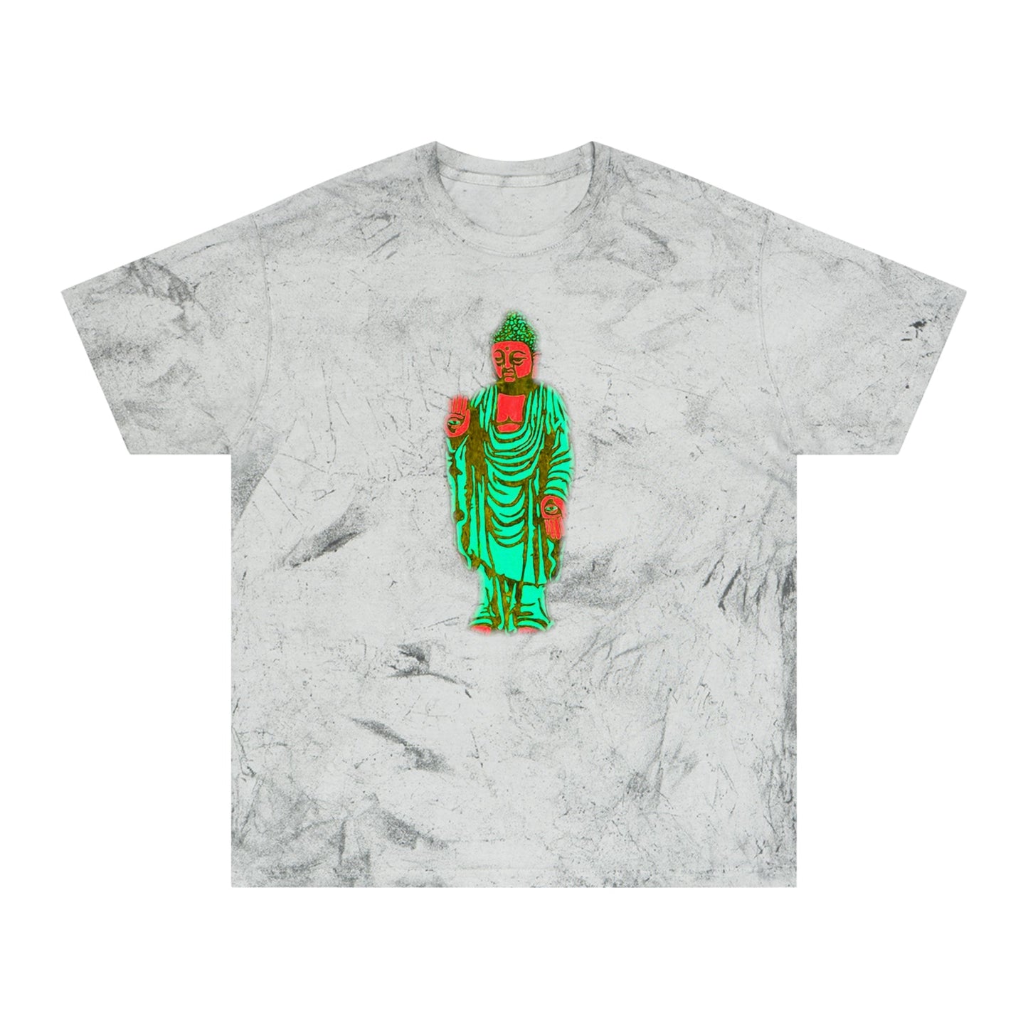Grand Honor Buddha Watermelon Industrial Dye Premium T-Shirt