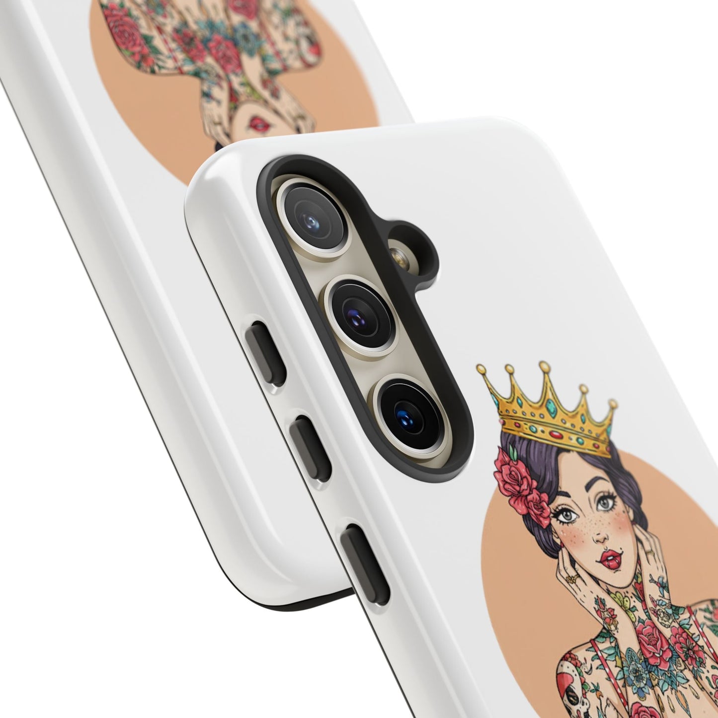 My Crown Never Falls Tattooed Girl Tough Phone Case