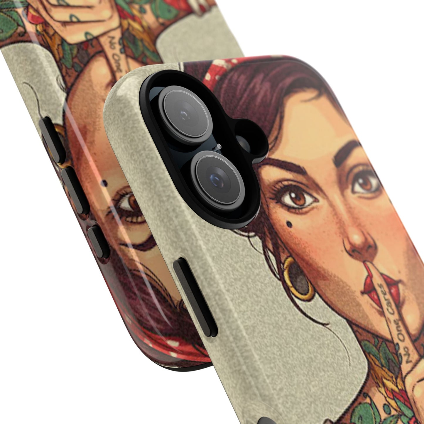 Shh No One Cares Tough Phone Case