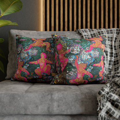 Cezanne's Dancing Bears Micro Suede Pillow Case