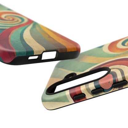 Colorful Swirl Tough Phone Case