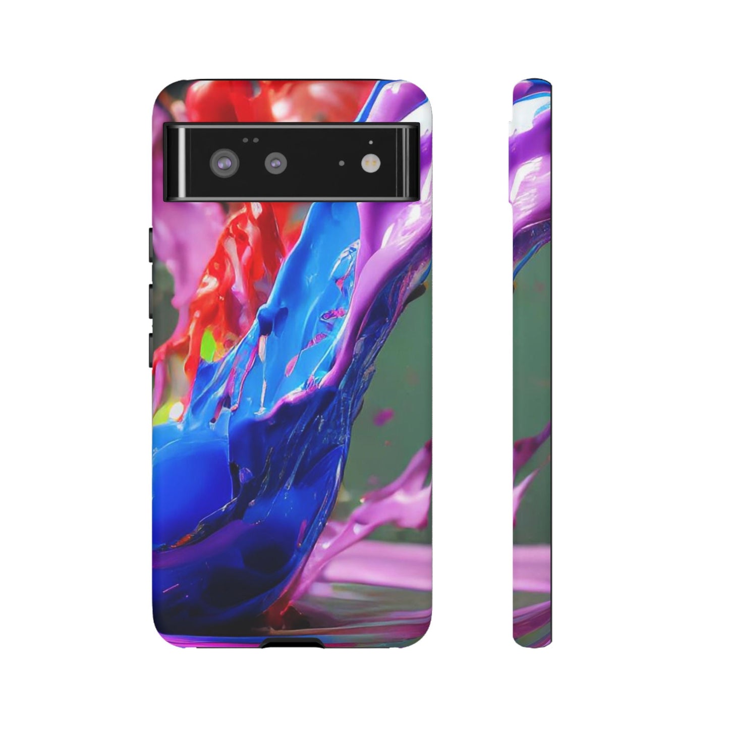 Vibrant Color Splash Tough Phone Case