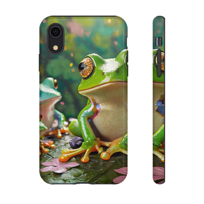 Someone Watching Colorful Frog Tough Phone Case