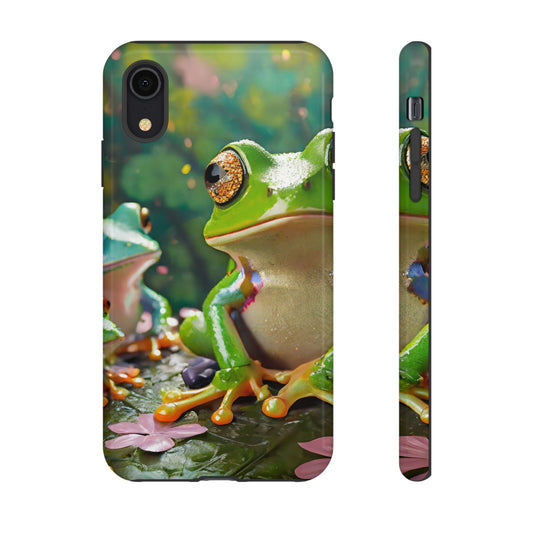 Someone Watching Colorful Frog Tough Phone Case