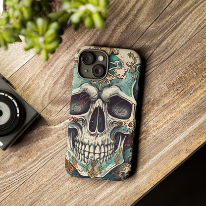 Abstract Skull Tough Phone Case