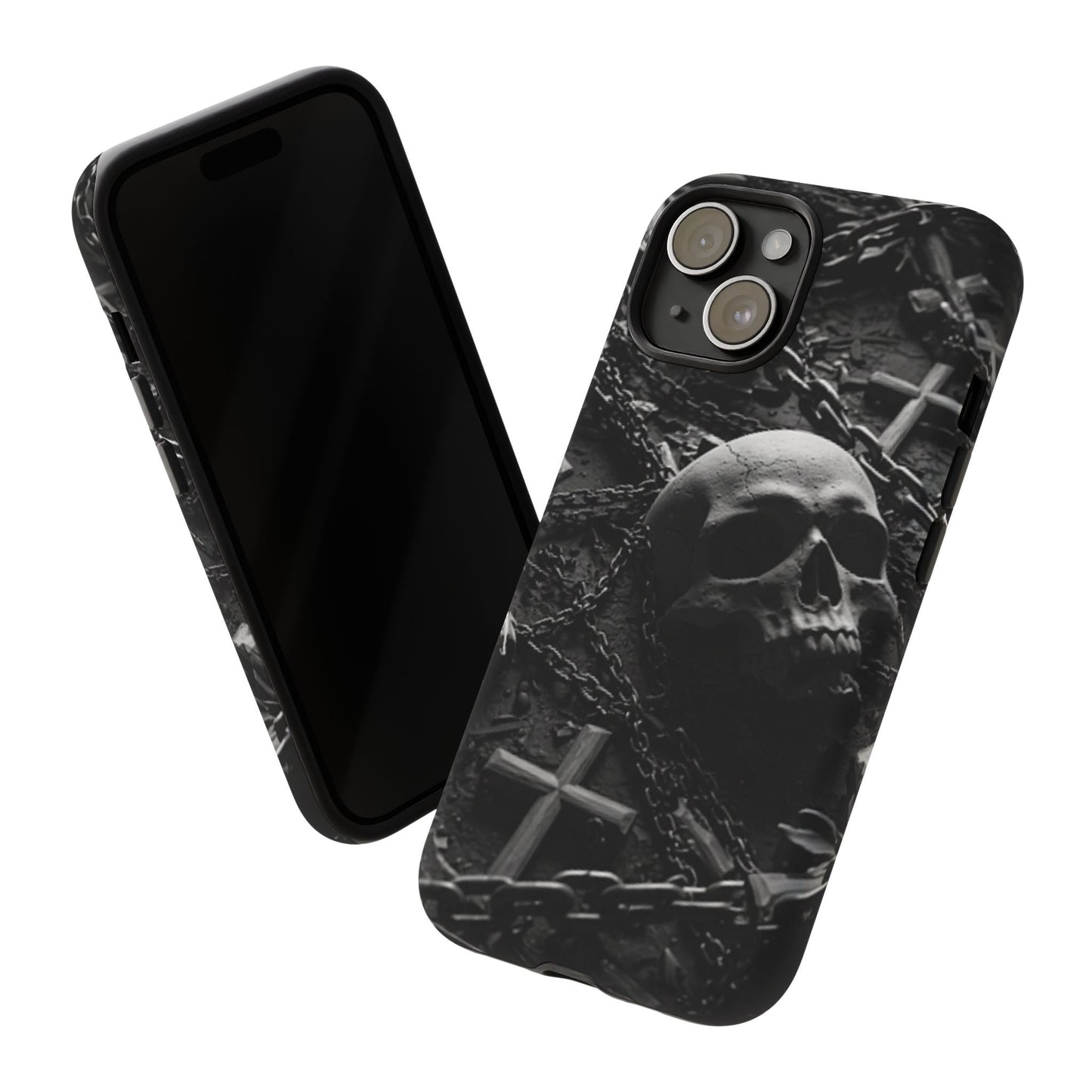 Gothic Skull Tough Phone Case