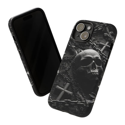 Gothic Skull Tough Phone Case