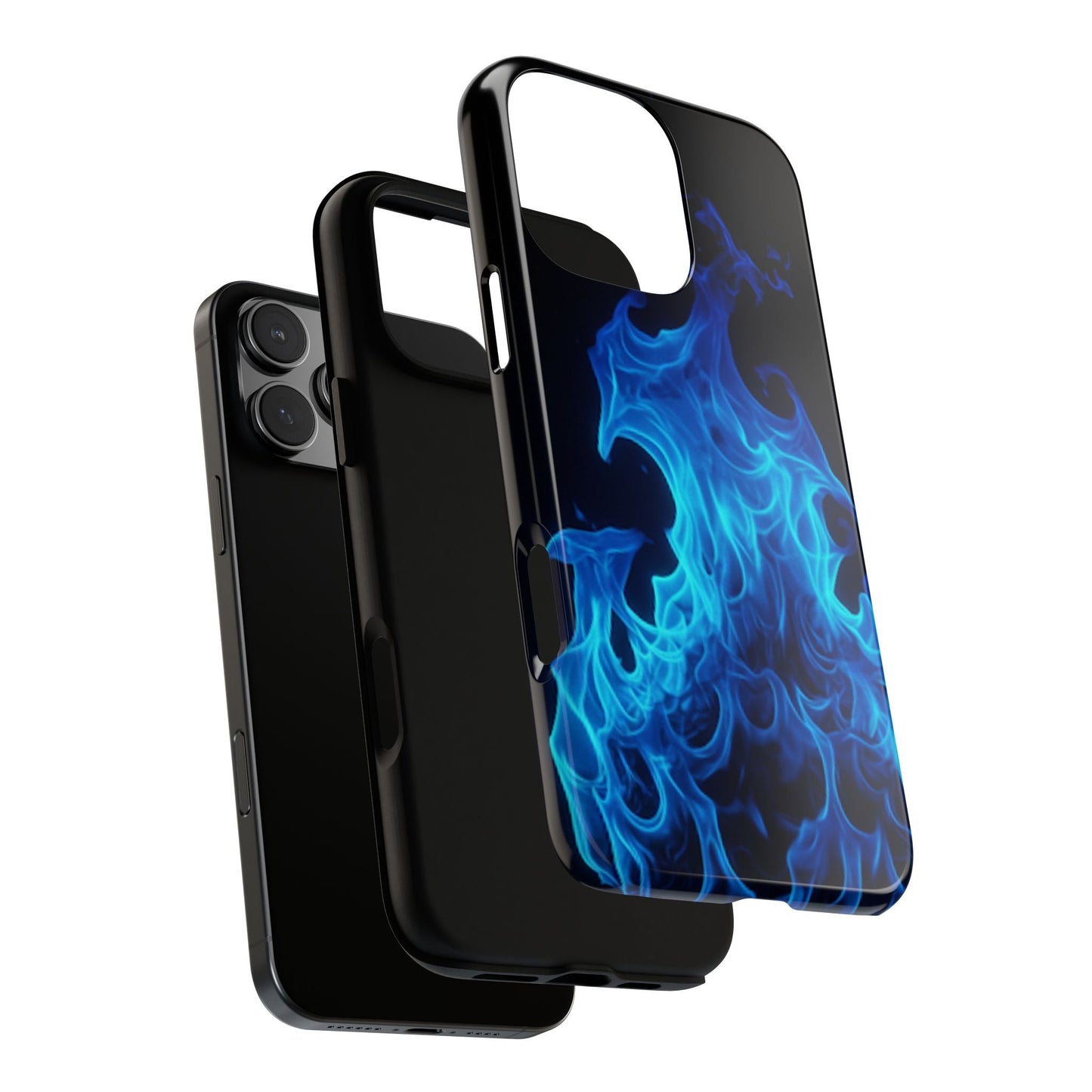 Blue Flames Tough  Phone Case