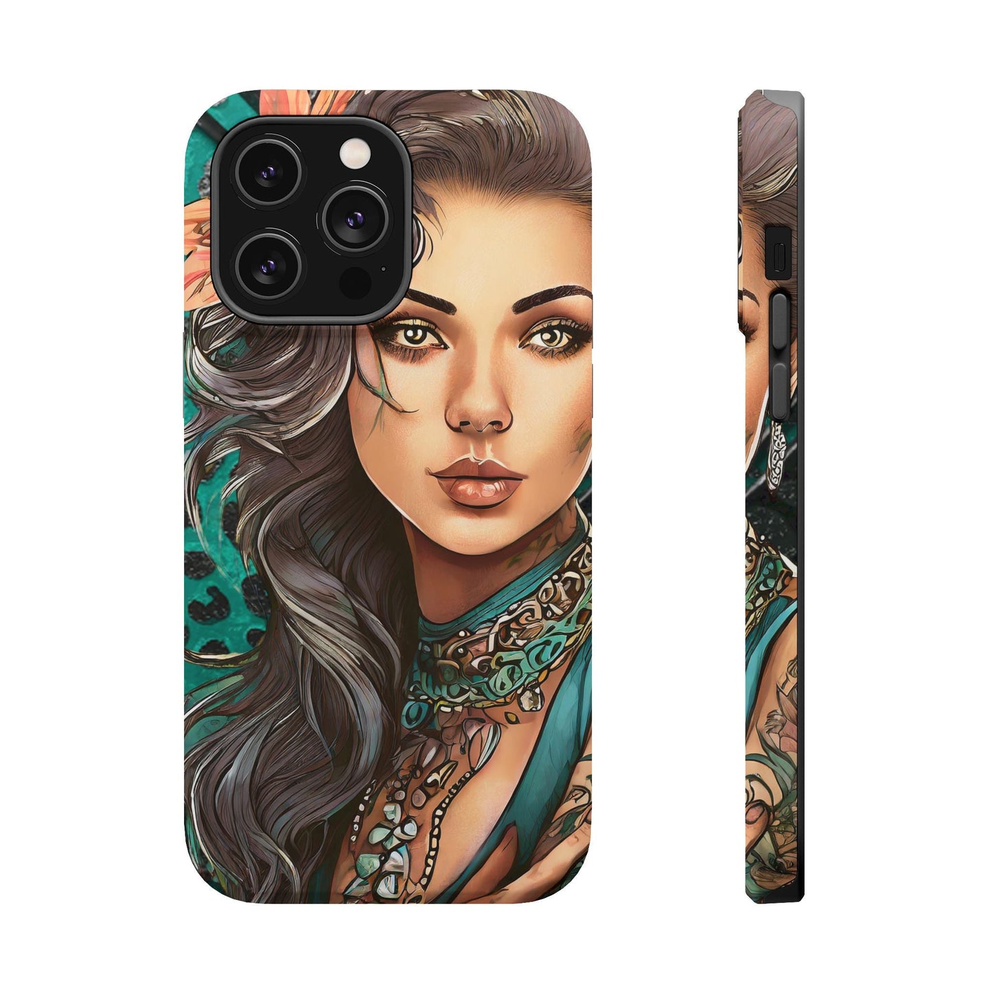 Vibrant Beauty Magnetic Tough Phone Case