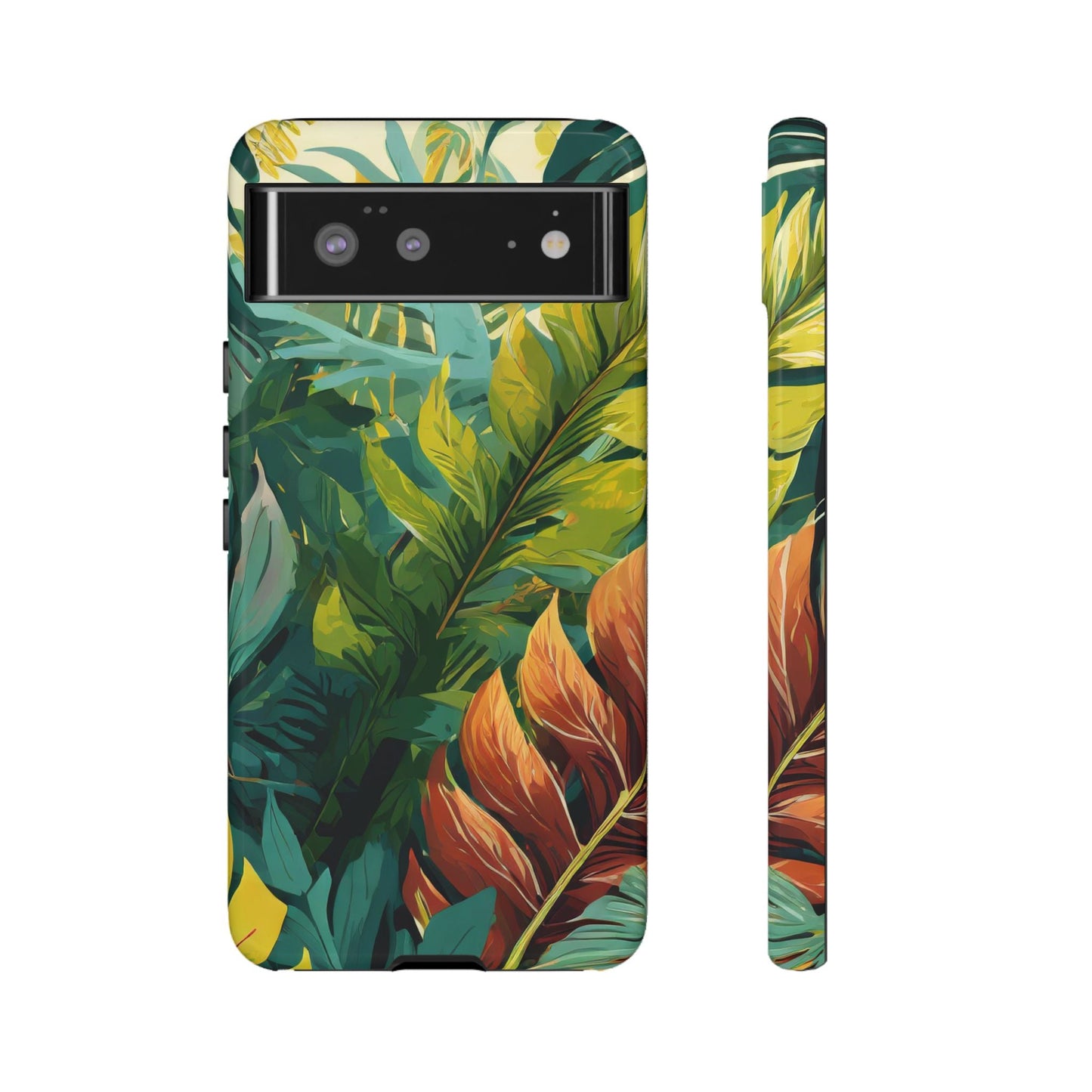 Tropical Leaf Tough Phone Case