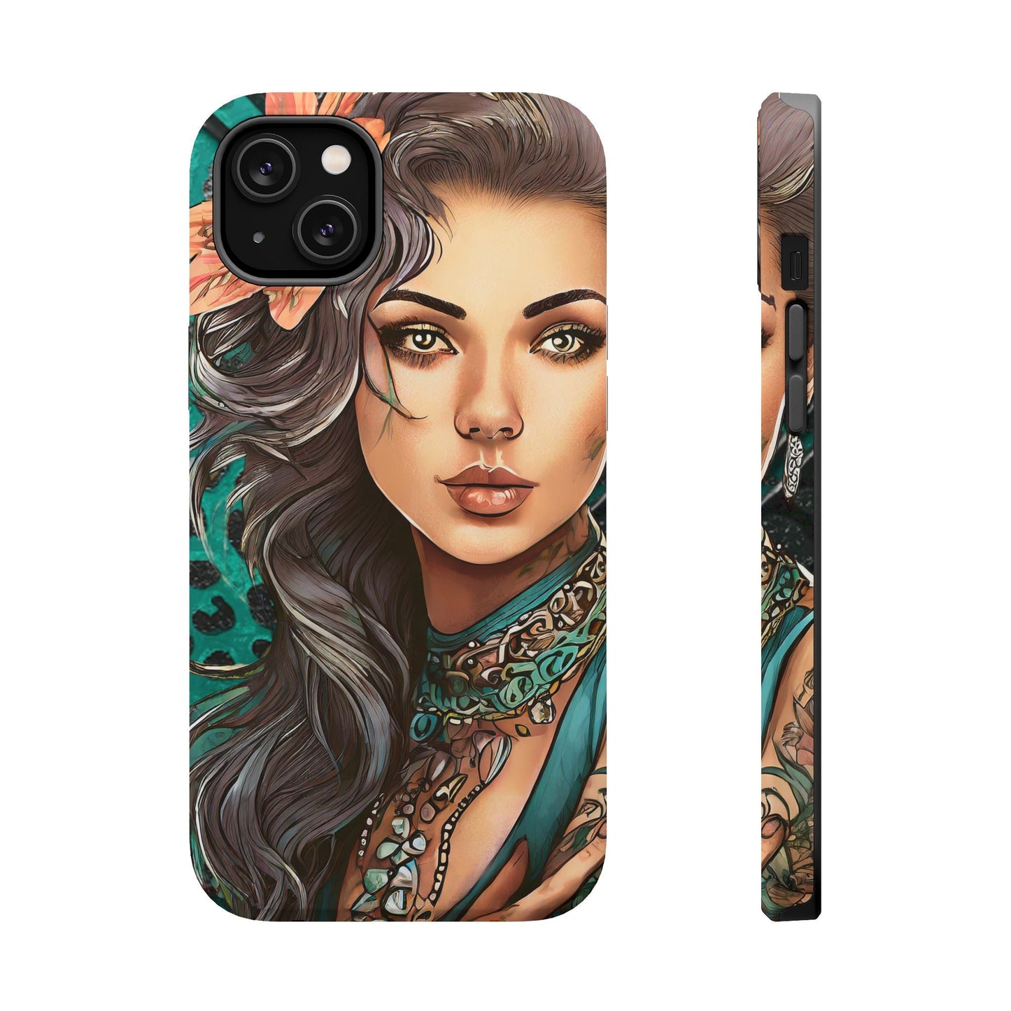 Vibrant Beauty Magnetic Tough Phone Case