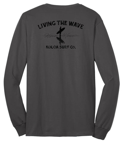 Koloa Surfer on the Beach 50/50 Long Sleeve T-Shirts