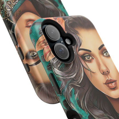 Vibrant Beauty Magnetic Tough Phone Case