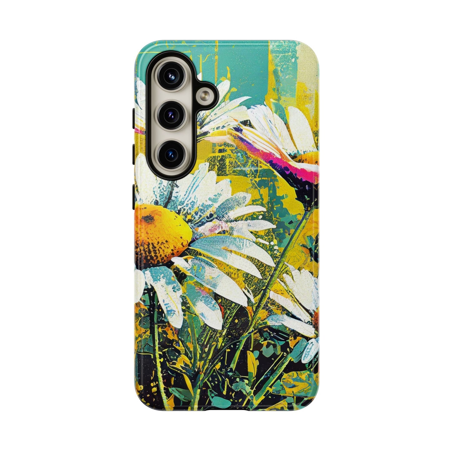 Colorful Daisy Floral Tough Phone Case