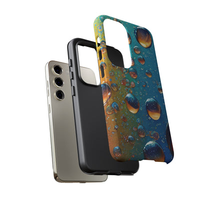 Colorful Water Droplets Tough Phone Case