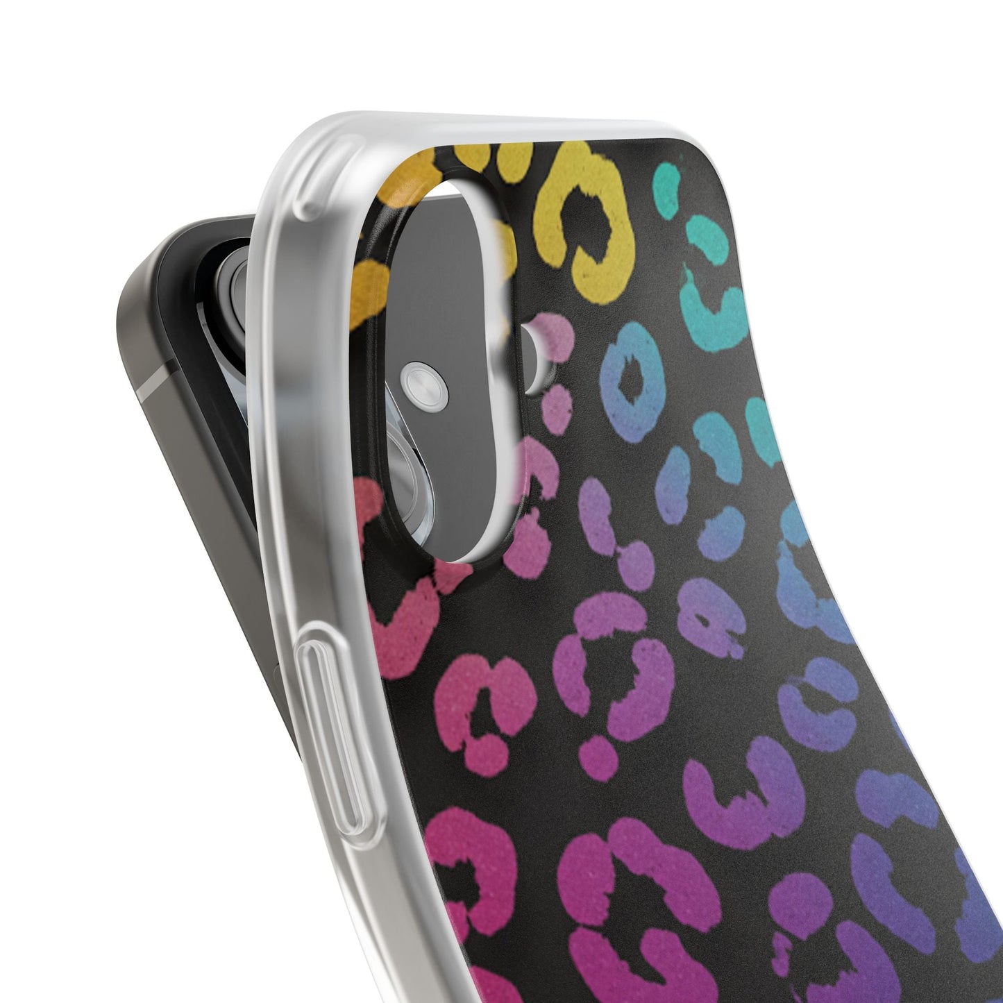 Vibrant Leopard Print Flexi Phone Case