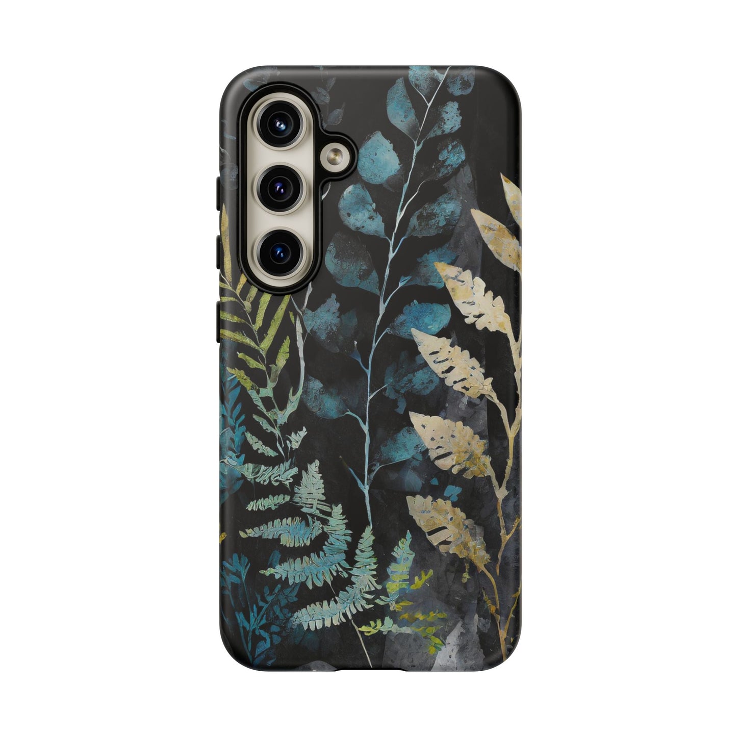 Dark Floral Tough Phone Case