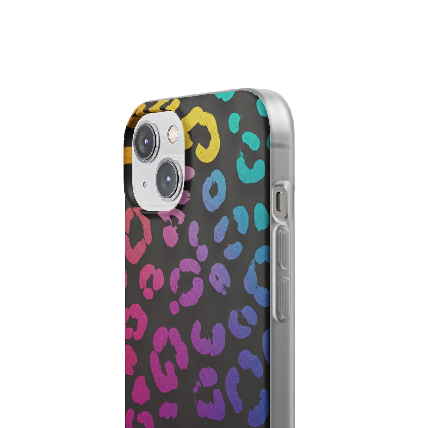 Vibrant Leopard Print Flexi Phone Case