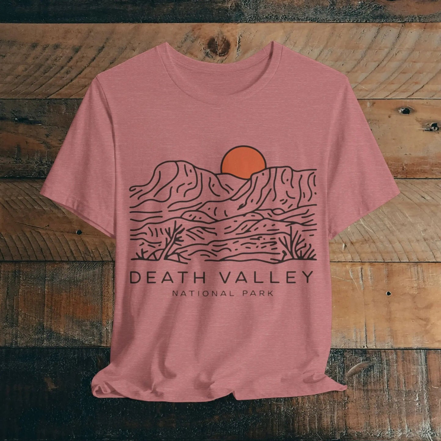 Death Valley National Park Desert Lines Unisex Fit Soft T-Shirt