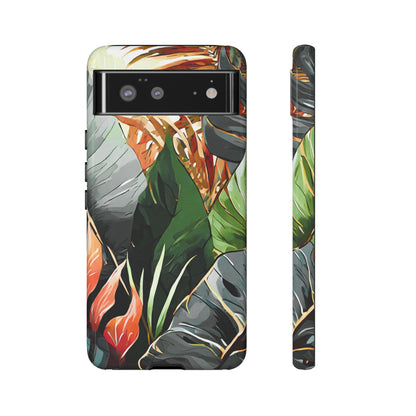 Tropical Leaf Tough Phone Case